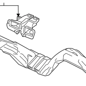 Upper Duct - Mazda (GHP9-64-94Y)