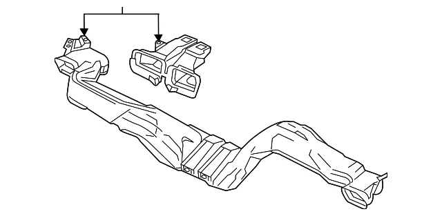 Upper Duct - Mazda (GMG5-64-94YA)