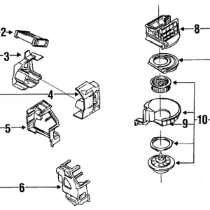 Blower Motor - Mazda (HG30-61-B10)
