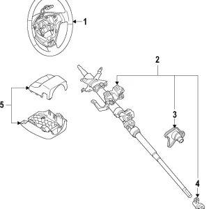 Steering Wheel - Mazda (FE91-32-980)