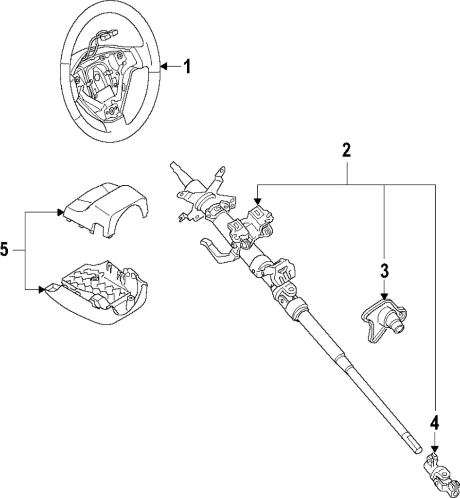 Steering Wheel - Mazda (FE91-32-980)