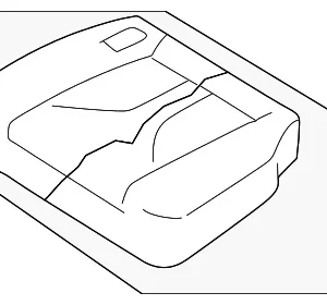 Seat Cushion - Mazda (LE50-88-210-72)