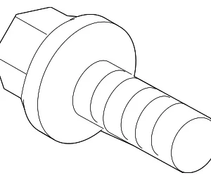 Armrest Assembly Pin - Mazda (BHN9-88-3A6)