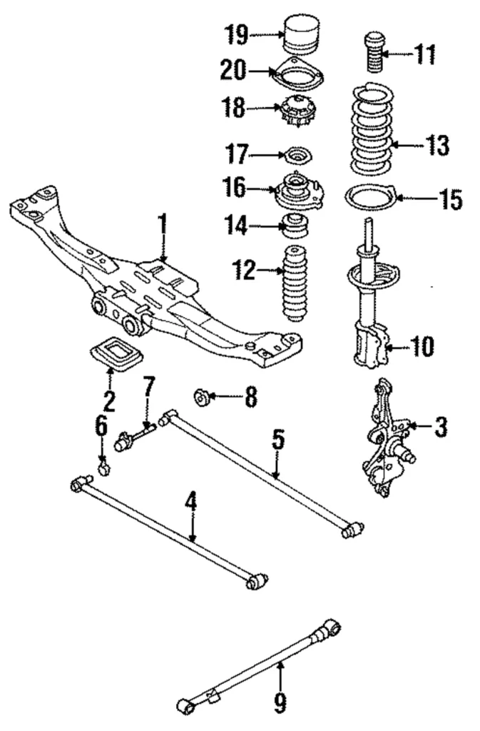 Insulator - Mazda (B01C-28-340A)