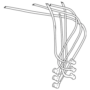 Plug Wire Set - Mazda (0000-18-150A)