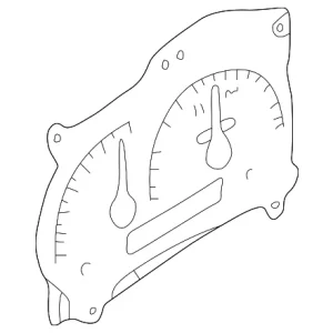 Speedometer Head - Mazda (ZZP0-55-471A)