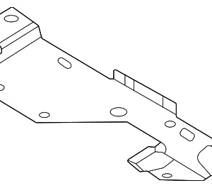 Rear Bracket - Mazda (KMV6-67-B58)
