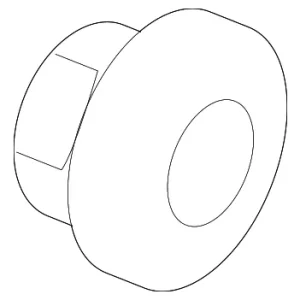 Mount Bracket Nut - Mazda (9YB0-41-013)