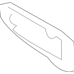 Handle, Outside Gasket - Mazda (KBB3-59-414A)