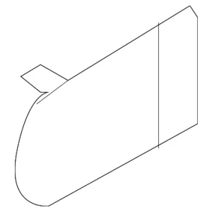 Handle, Inside Cap - Mazda (NE51-59-334C-02)