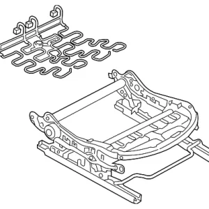 Seat Frame - Mazda (DB5L-88-A00A)