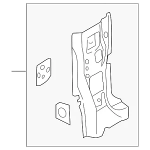 Hinge Reinforced - Mazda (D6Y1-70-030)