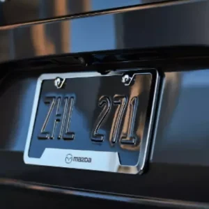 License Plate Frame, Slimline Black, No Logo - Mazda (C9N4-V4-027A)