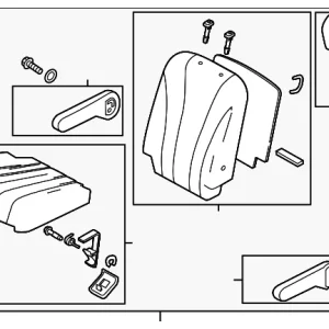 Seat Assembly - Mazda (CG88-57-25XA-02)