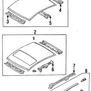 Side Rail - Mazda (BC1D-70-050)