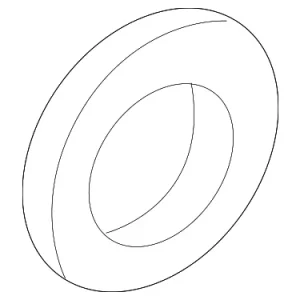 Lens & Housing Gasket - Mazda (B25D-51-153)