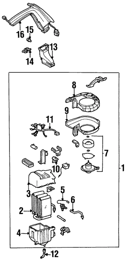Evaporator Assembly - Mazda (LB83-61-870B)