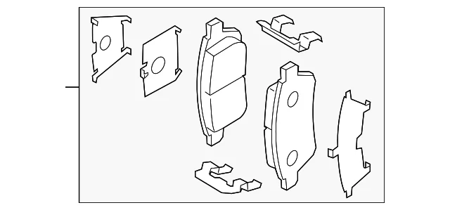 Front Pads - Mazda (D0YN-33-28ZB)