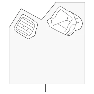 Vent Assembly - Mazda (B25F-64-930D-22)