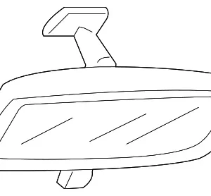 Interior Rear View Mirror - Mazda (ZZCA-69-170B)