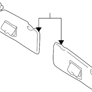 Sun-Visor - Mazda (EF91-69-320B-38)