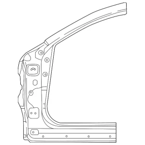 Hinge Pillar - Mazda (D2YP-70-221)