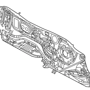 Lower Dash Panel - Mazda (VA40-53-400A)