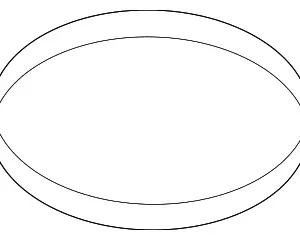 Oil Cooler Gasket - Mazda (LF8X-14-702)