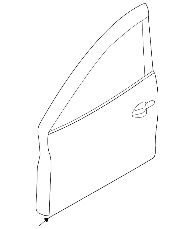 Door Shell - Mazda (BHY0-59-02XF)