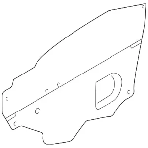 Water Shield - Mazda (BJ0E-58-861C)