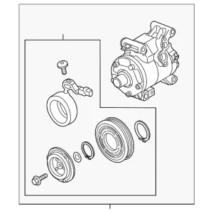 Compressor Assembly - Mazda (KD45-61-450A)