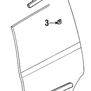 Belt Weather-Strip - Mazda (LB82-50-660C)