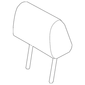Headrest, Outer - Mazda (KD33-88-240-02)