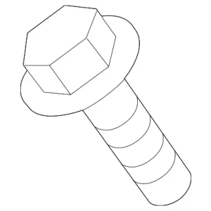 Lower Shaft Upper Bolt - Mazda (GHT2-32-099)