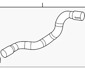 Water Outlet Hose - Mazda (PX28-15-18X)