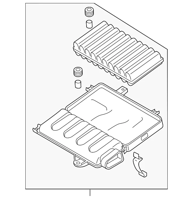 Air Cleaner Assembly - Mazda (Z668-13-Z0X)