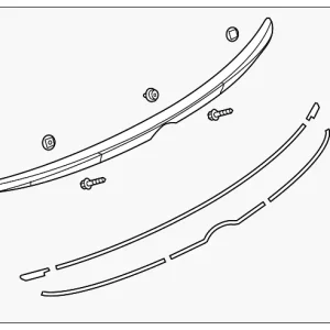 Spoiler Assembly - Mazda (BHN1-51-960A-50)