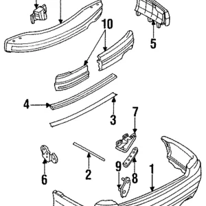 Bumper Cover - Mazda (H405-50-221)