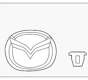 Emblem - Mazda (GBEF-51-730A)