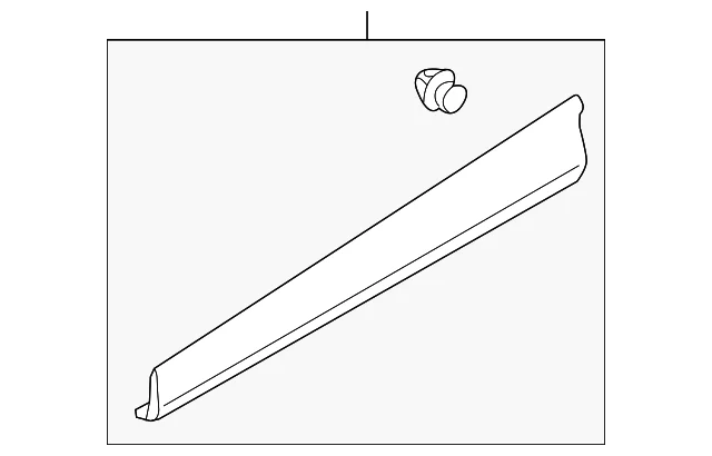 Lower Molding - Mazda (VC85-51-RB0)
