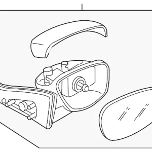 Mirror Assembly - Mazda (CC44-69-120B-04)