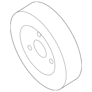 Engine Water Pump Pulley - Mazda (L327-15-131)