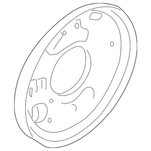 Backing Plate - Mazda (ZZC0-26-280)