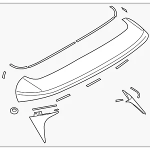 Rear Spoiler - Mazda (KD53-51-960C-08)