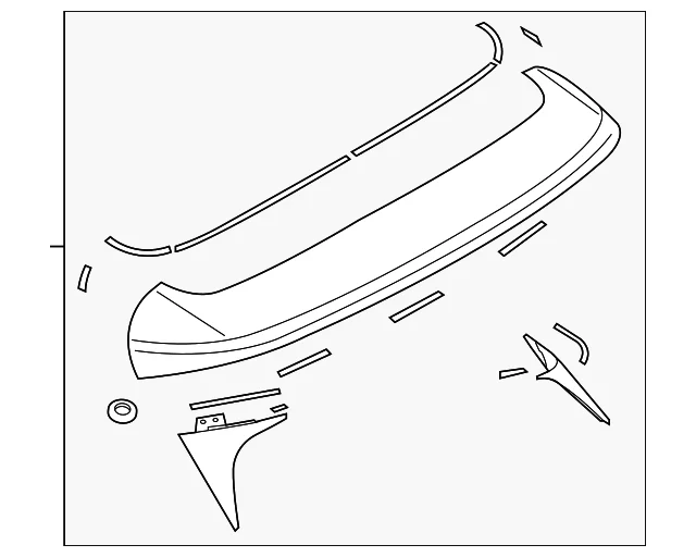 Rear Spoiler - Mazda (KD53-51-960C-83)