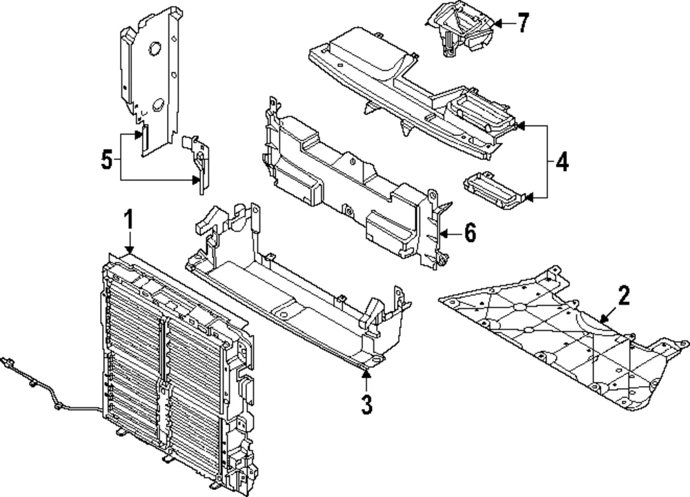 Lower Air Guide - Mazda (K616-50-A20)