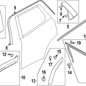 Front Applique - Mazda (KMV6-50-M30)
