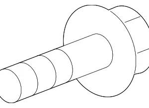 Mnfd W/Converter Mount Bolt - Mazda (9YA0-2A-020)