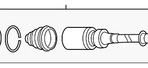 Inner Cv Joint - Mazda (GD00-22-520)