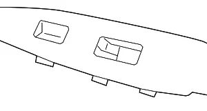 Switch Panel - Mazda (KE40-68-4L1F-02)